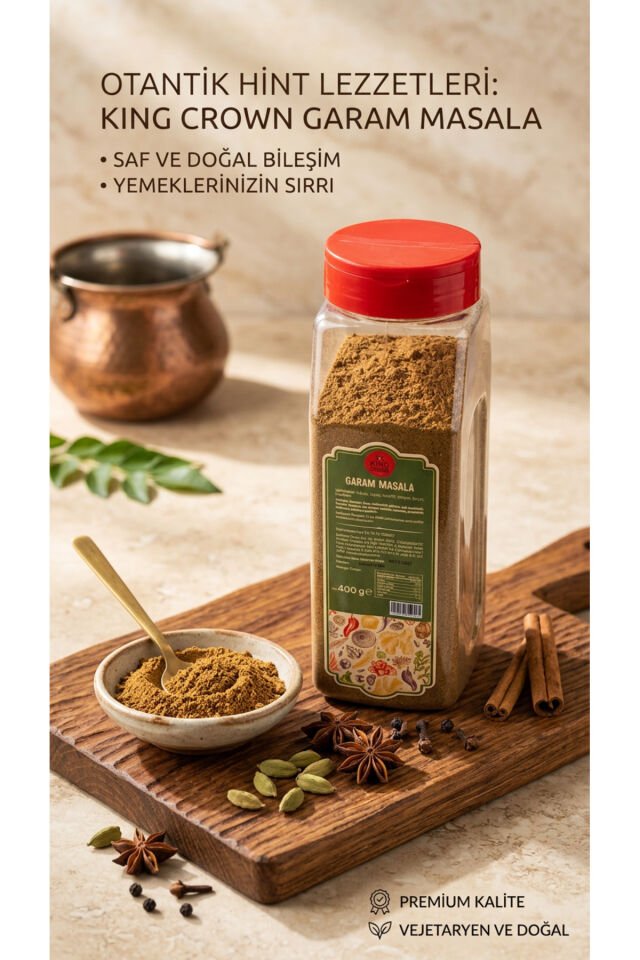 Garam Masala Otantik Hint Baharatı 400 g Premium Kalite
