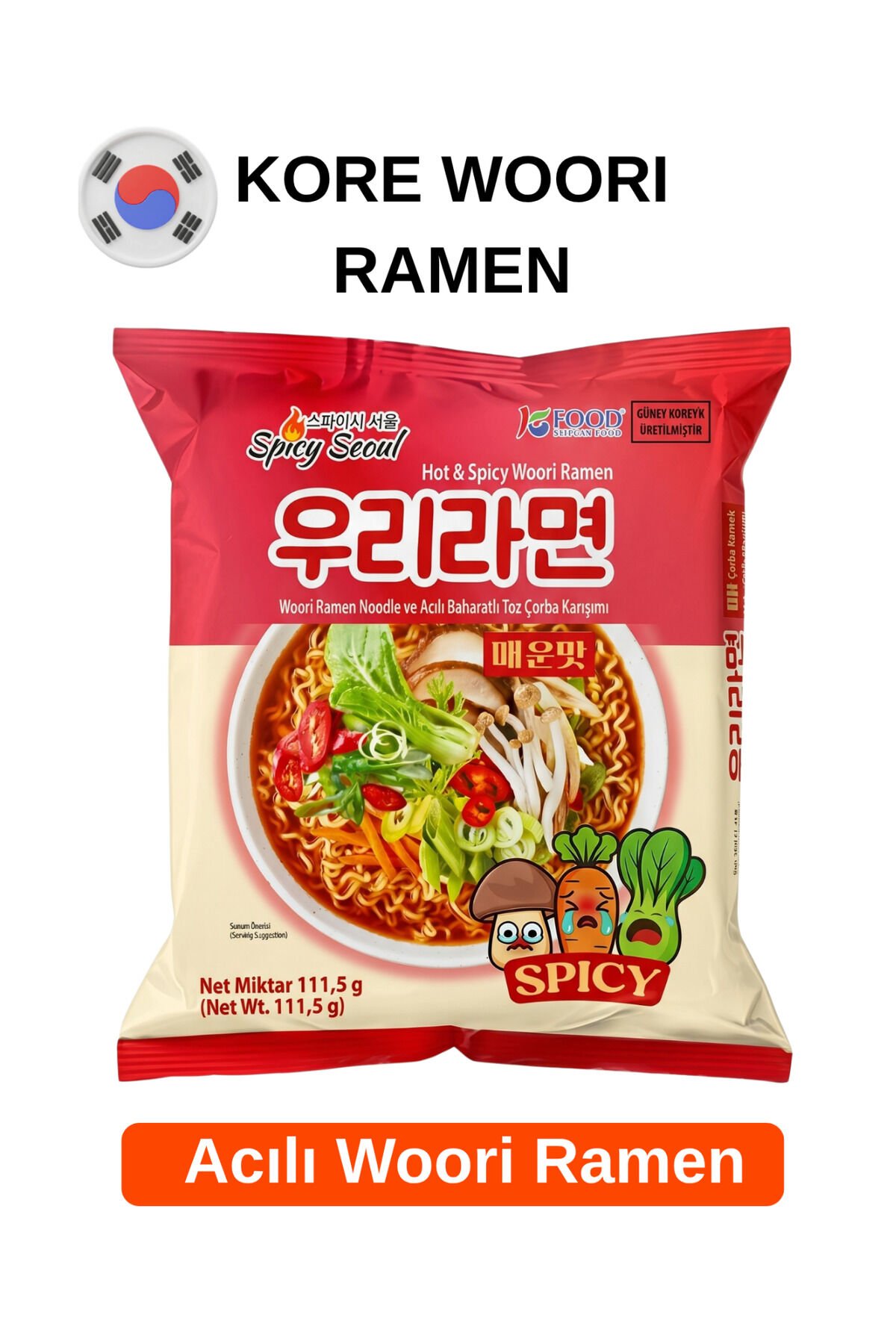 - Woori Ramen Acılı Kore Ramen
