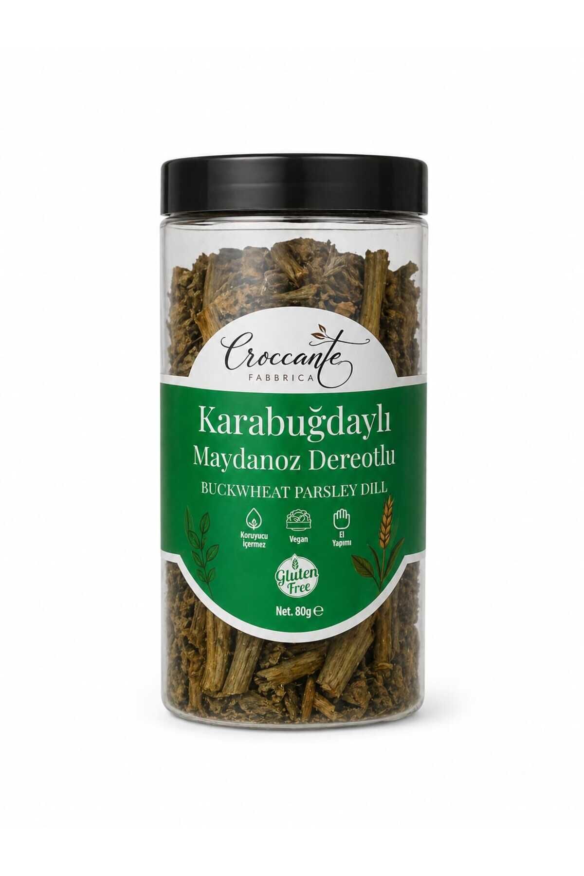 Karabuğdaylı Maydanoz & Dereotlu Atıştırmalık 80g – Glutensiz, Vegan, Katkısız