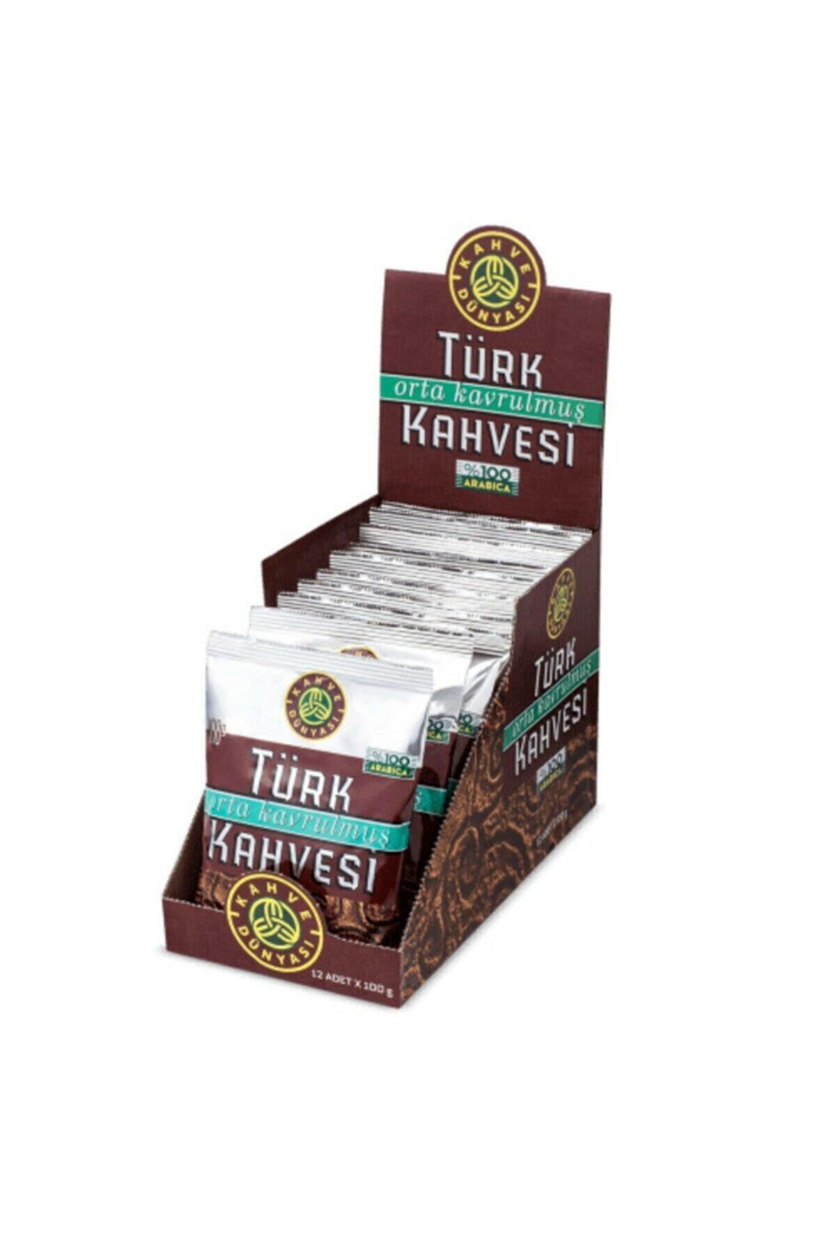 Orta Kavrulmuş Türk Kahve 100 gr 12'li Paket