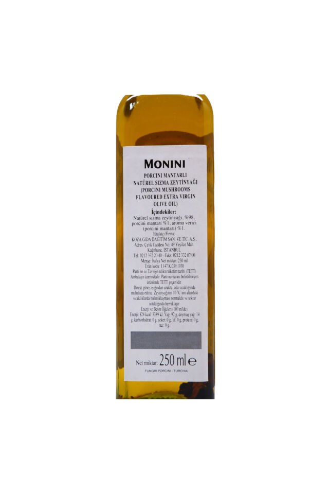 Porçini Mantarlı Zeytinyağı 250 ml