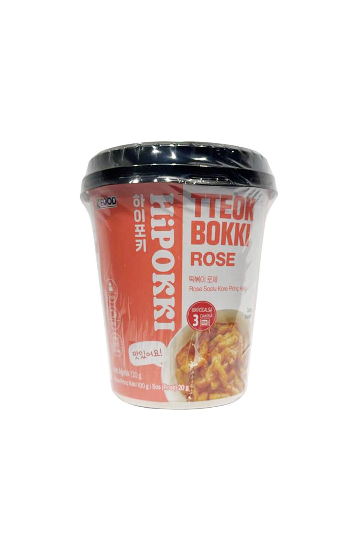 Hipokki tteok Bokki Rose-Pirinç Keki Güllü 120 gr
