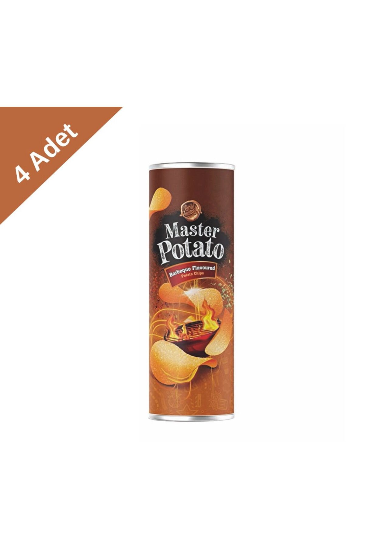 Potato Barbekü Çeşnili Patates Cipsi (160 g) x 4 Adet