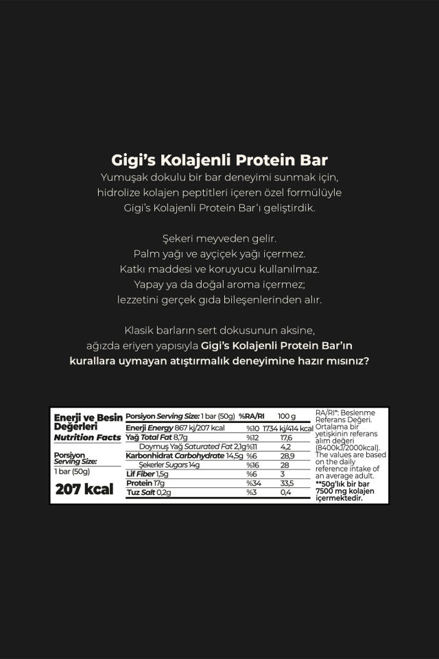 12'li Yer Fıstıklı Kolajenli Yüksek Protein Bar Paketi