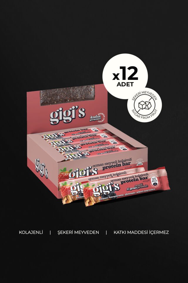 12'li Açai Orman Meyveli Kolajenli Protein Bar Paketi