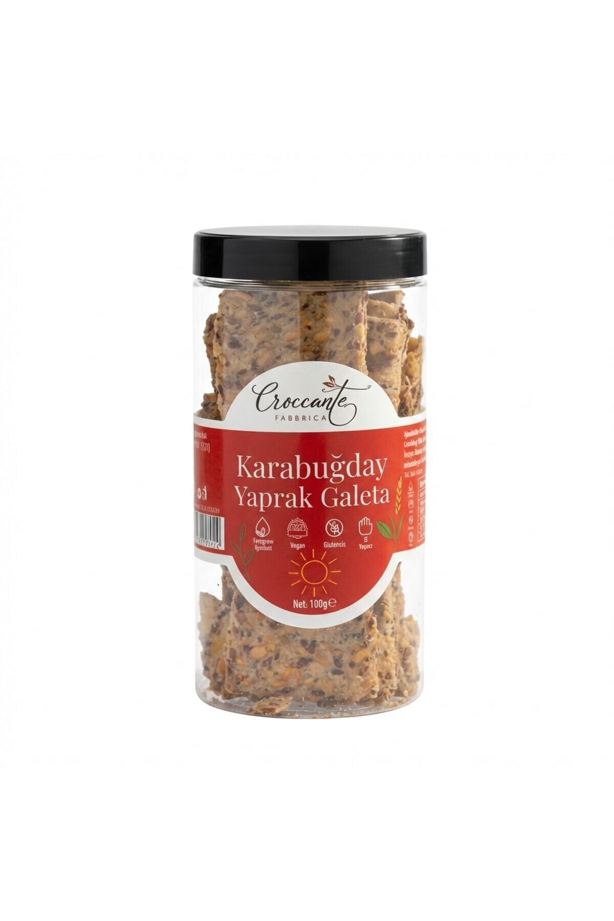 Croccante Glutensiz Yaprak Galeta 100 Gr