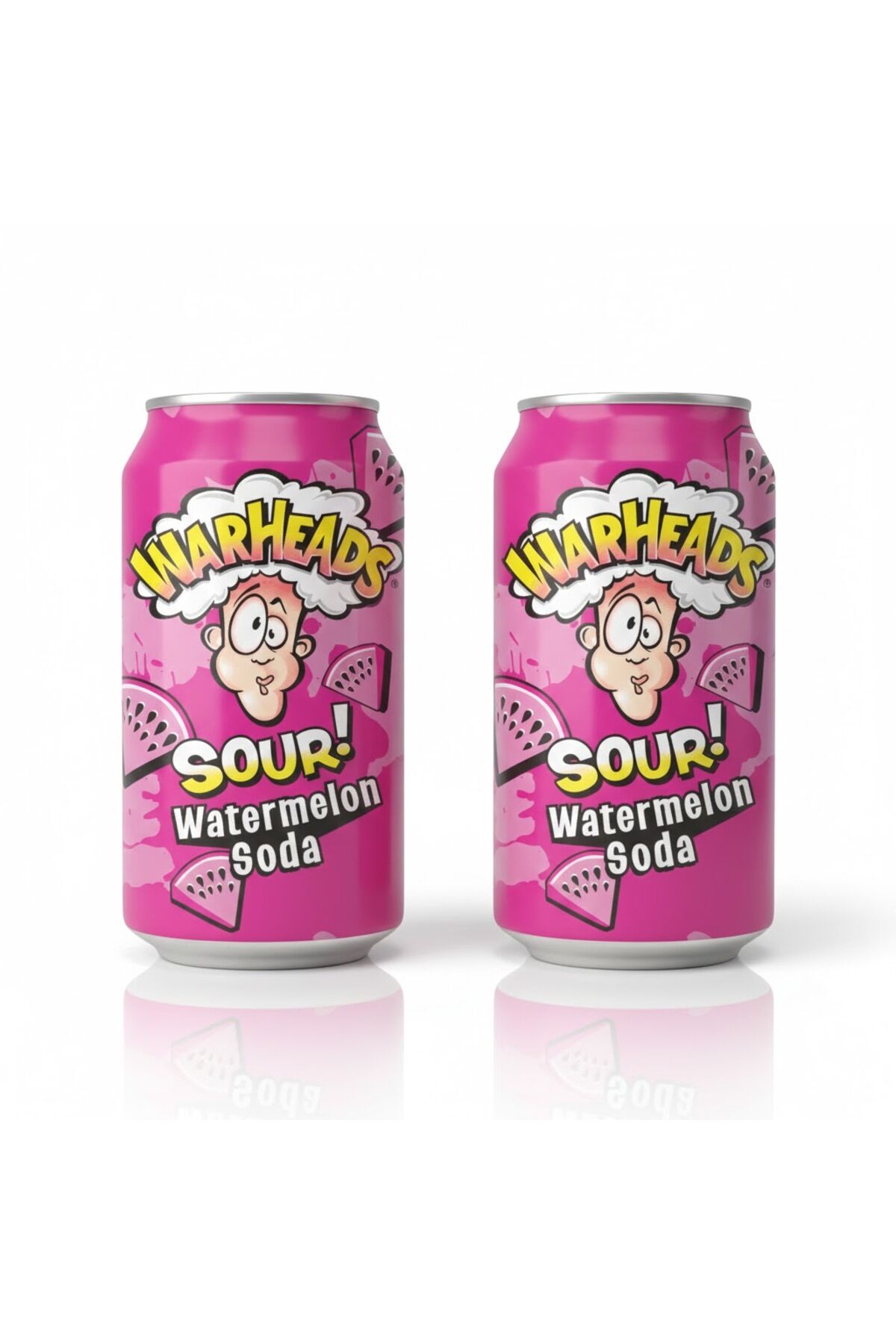 Sour Watermelon Soda - Ekşi Karpuz Aromalı Gazlı İçecek 330ml (2 ADET)