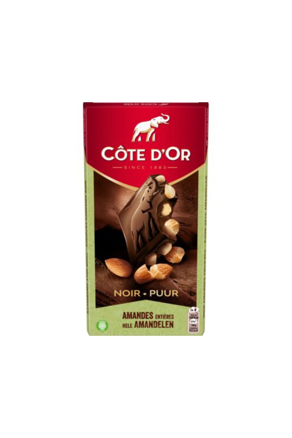 Bademli bitter çikolata 180 gr
