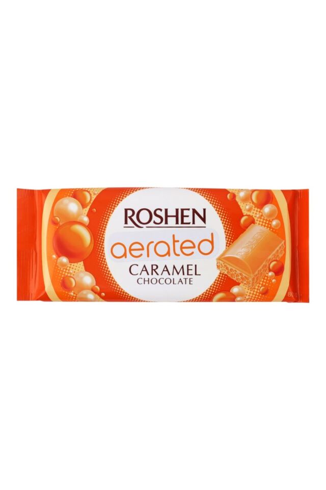 Oerated Caramel Chocolate İthal Karamelli Çikolata 80 gr – Mini Premium Havalı Çikolata