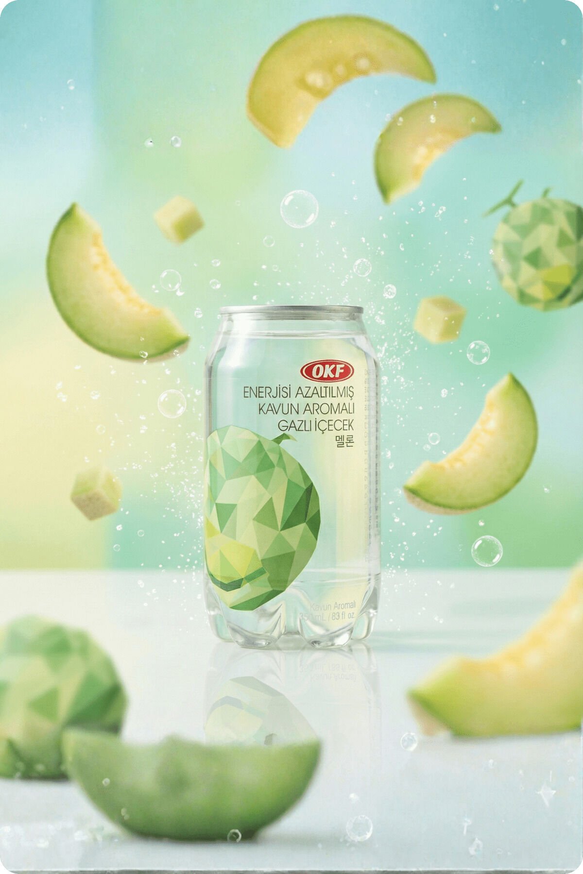 Kavun Aromalı Gazlı İçecek - 350 Ml