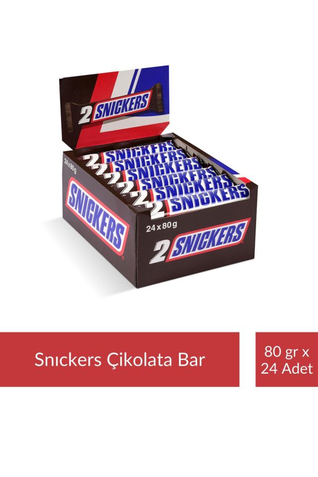 Çikolata Bar 80 gr x 24 Adet