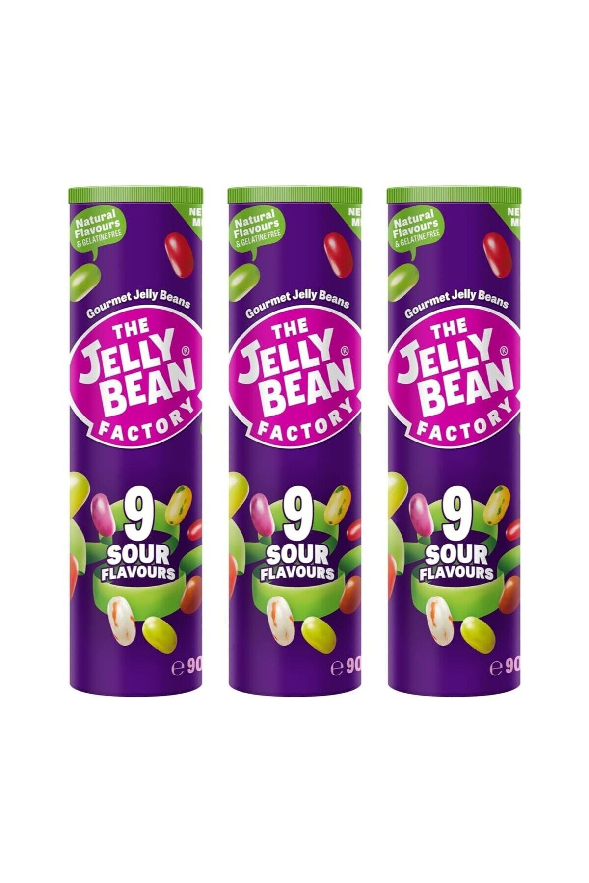The Factory 9 Sour Flavours Karışık Aromalı Şekerleme 90 g (3 ADET)
