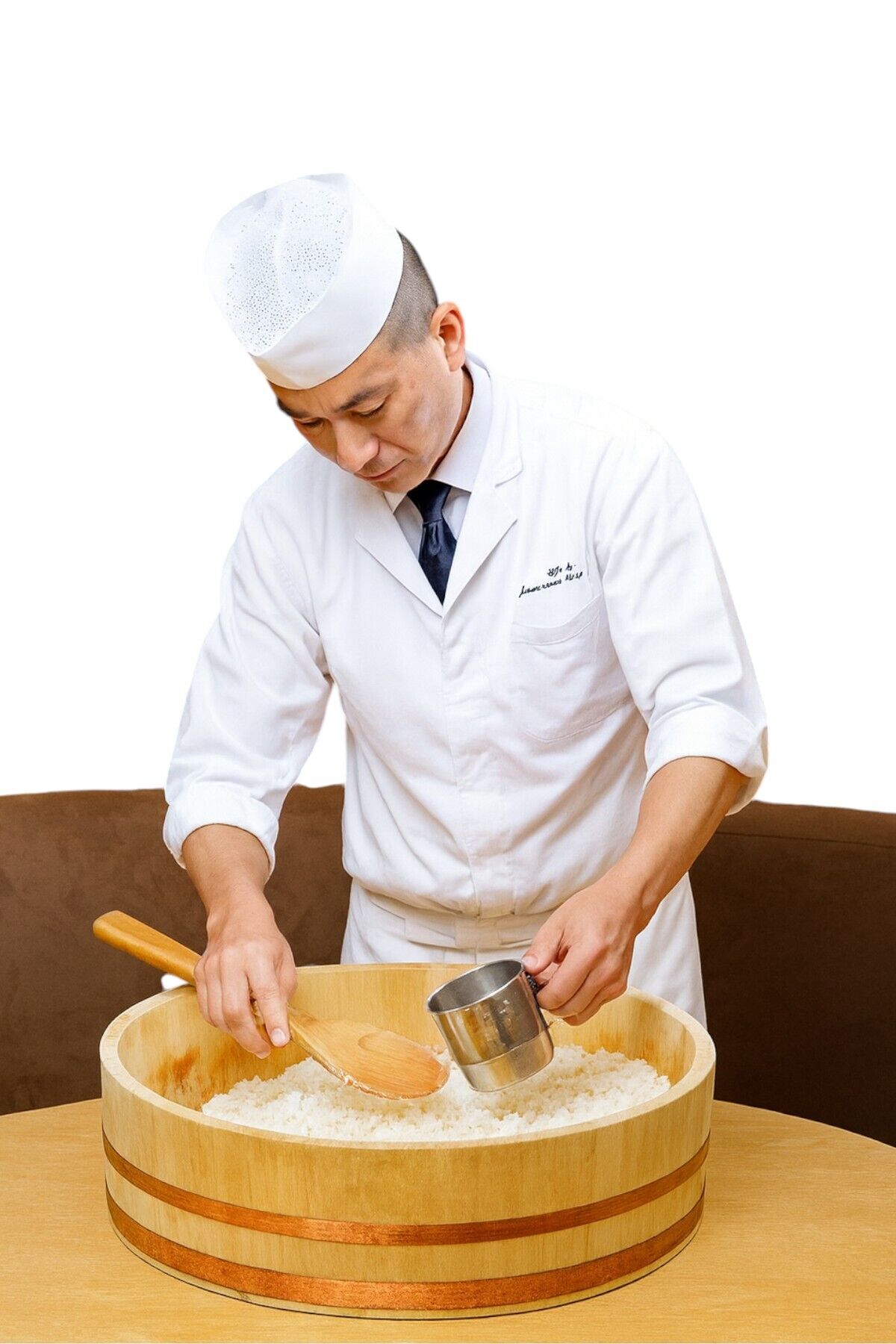60 cm Bambu Sushi Pirinç Karıştırma Kazanı | Hangiri – Handai | Profesyonel Sushi Pirinç Tavası