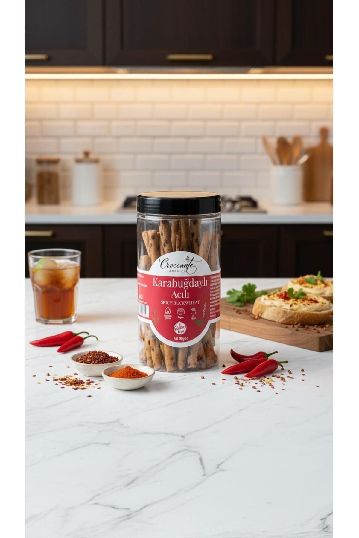 Karabuğdaylı Acılı Grisini 80 gr