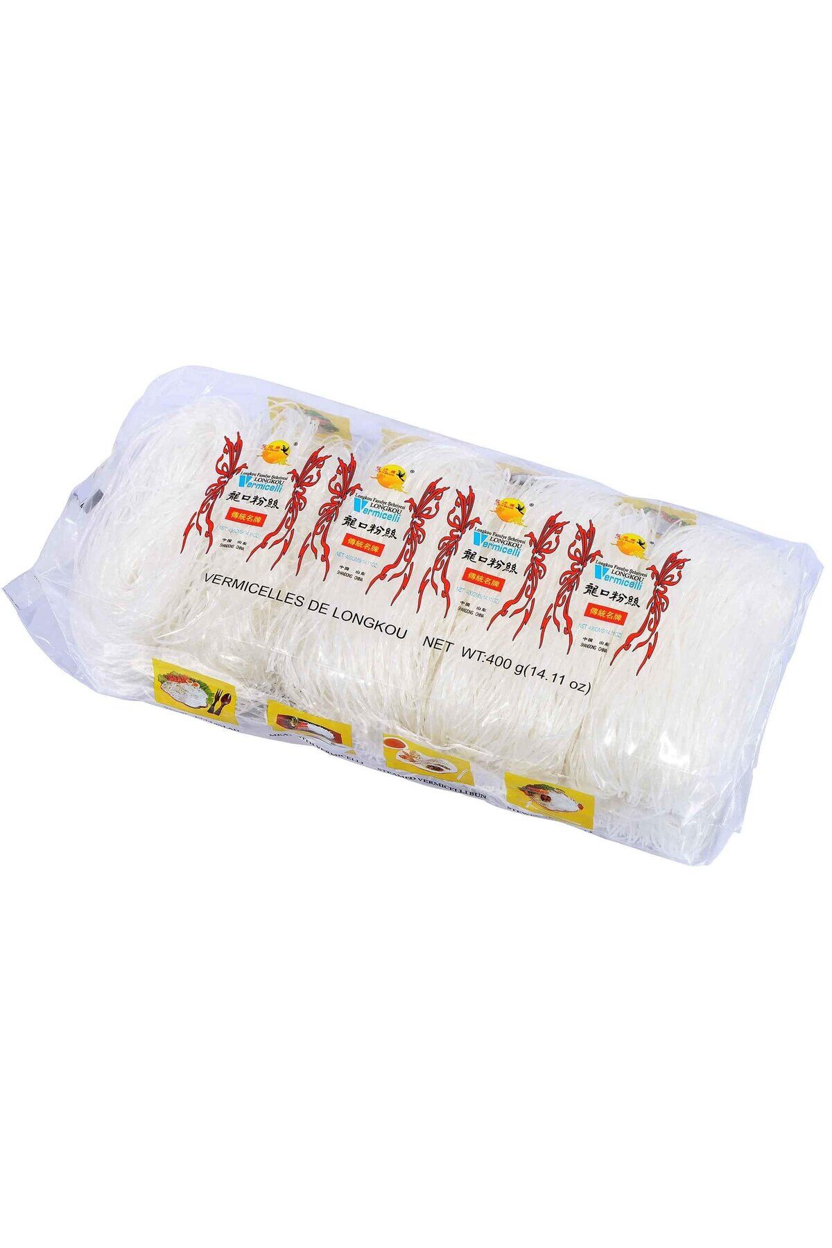 Yeşil Fasulye Şehriyesi | Premium Çin İnce Tel Eriştesi | 400 G