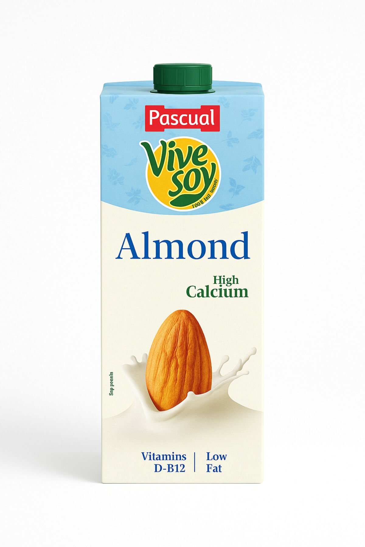 ViveSoy Badem İçeceği 1L - Yüksek Kalsiyumlu, Bitkisel Süt, Düşük Yağlı, D ve B12 Vitaminli