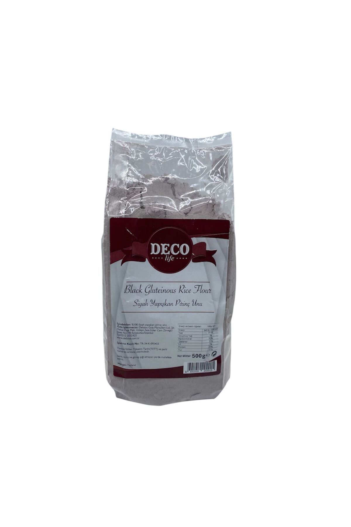 Black Gluteinous Rice Flour Siyah Yapışkan Pirinç Unu 500 G.