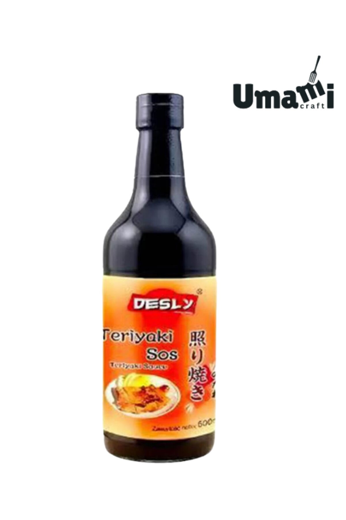 Desly Teriyaki Sos 500 ml | Otantik Japon Lezzeti – Et, Tavuk ve Sebze Yemekleri İçin