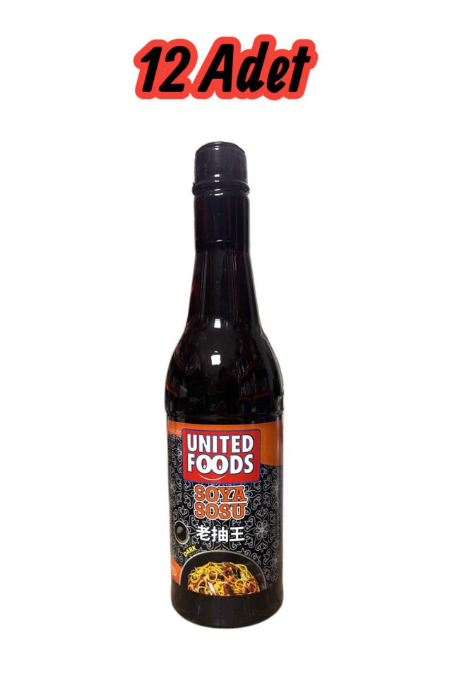 Koyu Soya Sosu 750 ml – Dark Soy Sauce - 12 adet