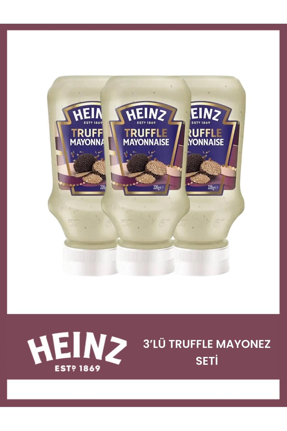 3 Adet Truffle Mayonez(3X220=660gr)