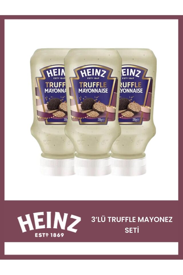 3 Adet Truffle Mayonez(3X220=660gr)