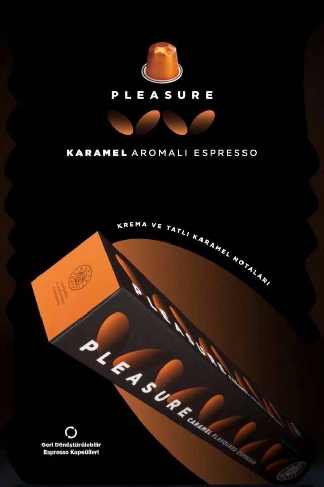 Karamel Aromalı Kapsül Kahve 10’lu Kutu | Tüm Kapsül Kahve Makineleriyle Uyumlu