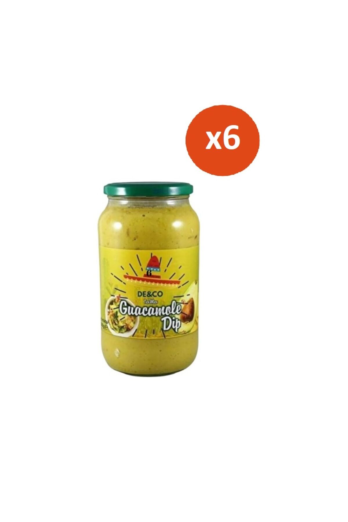 De&co Avokado Guacamole Dip Sos 1 Kg X 6 Adet
