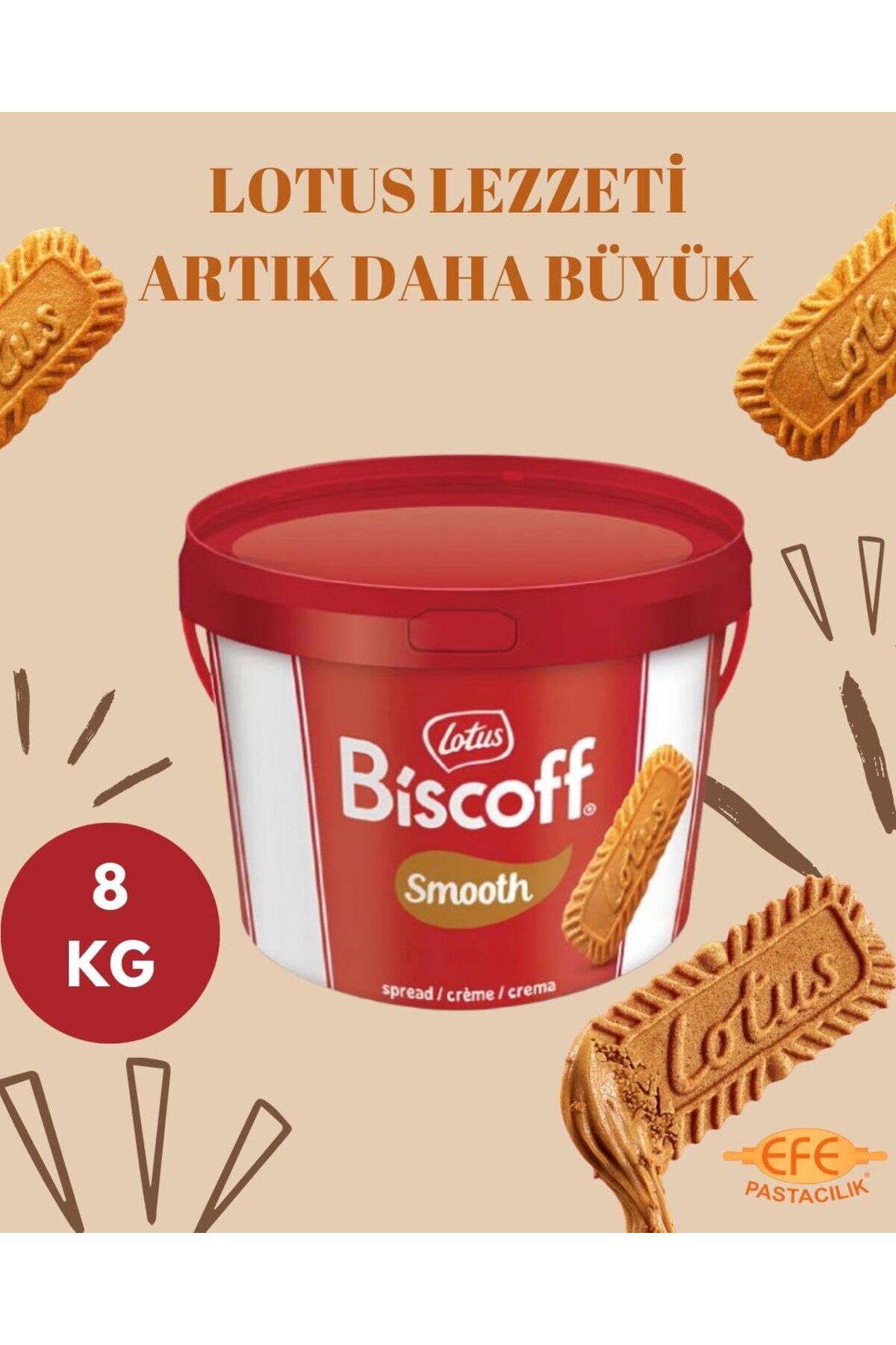 Lotus Biscoff Spread Sürülebilir Bisküvi Ezmesi 8 kg