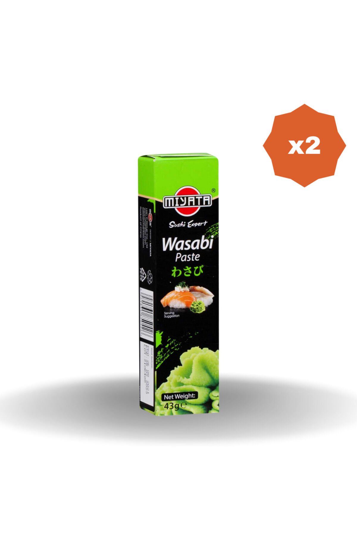 MİYATA WASABİ EZMESİ 43 GR X 2 ADET