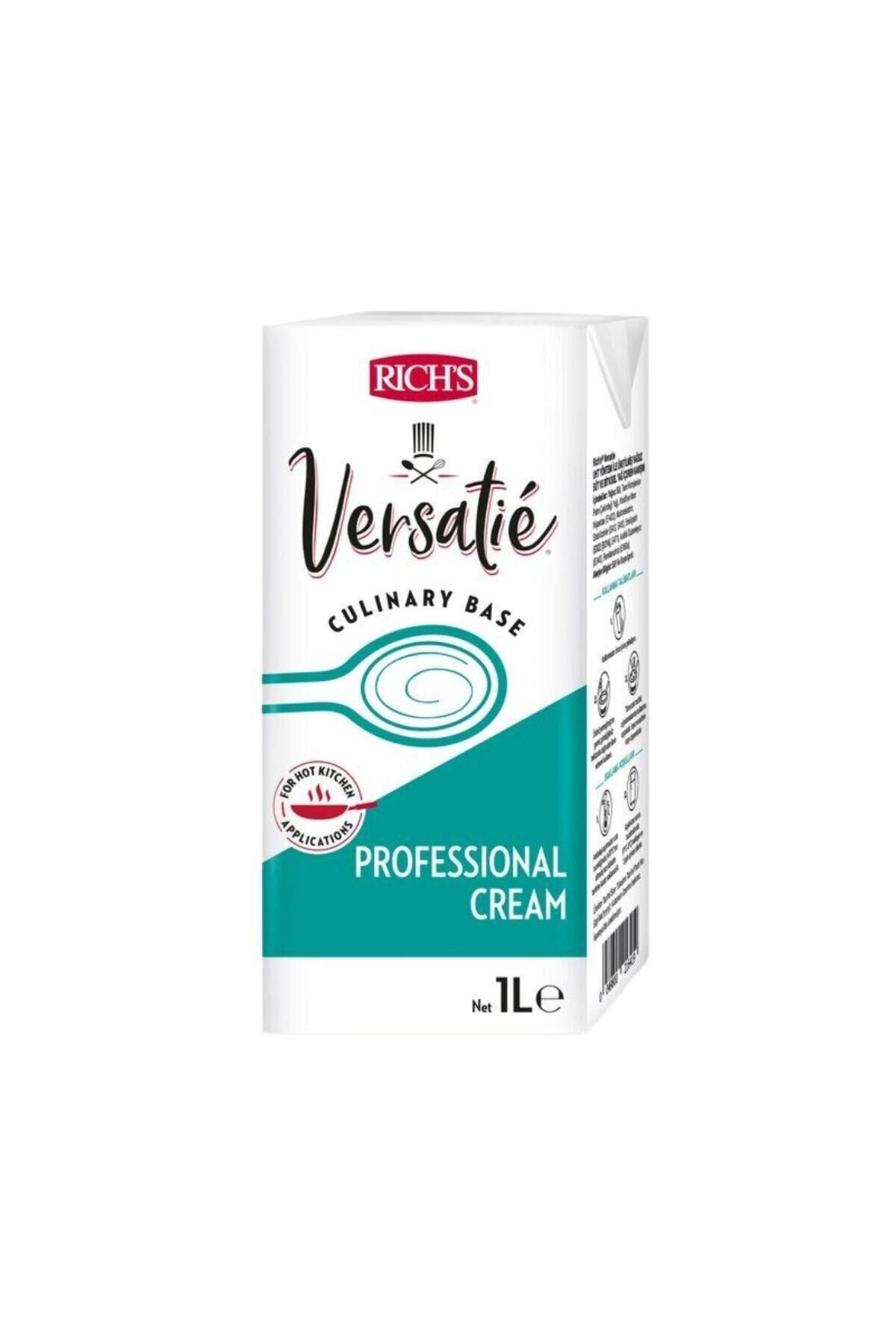Versatie Professional Şekersiz Krema 1 Lt