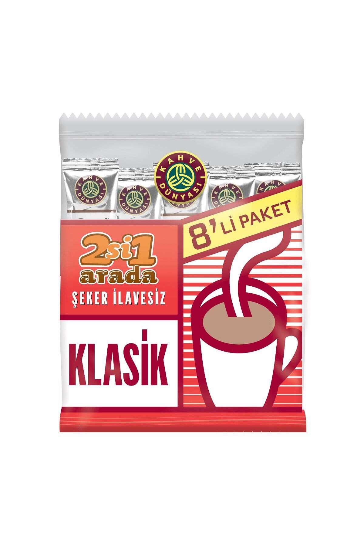 Kahve Dünyası 2 si 1 Arada Klasik Kahve 8 x 12 gr