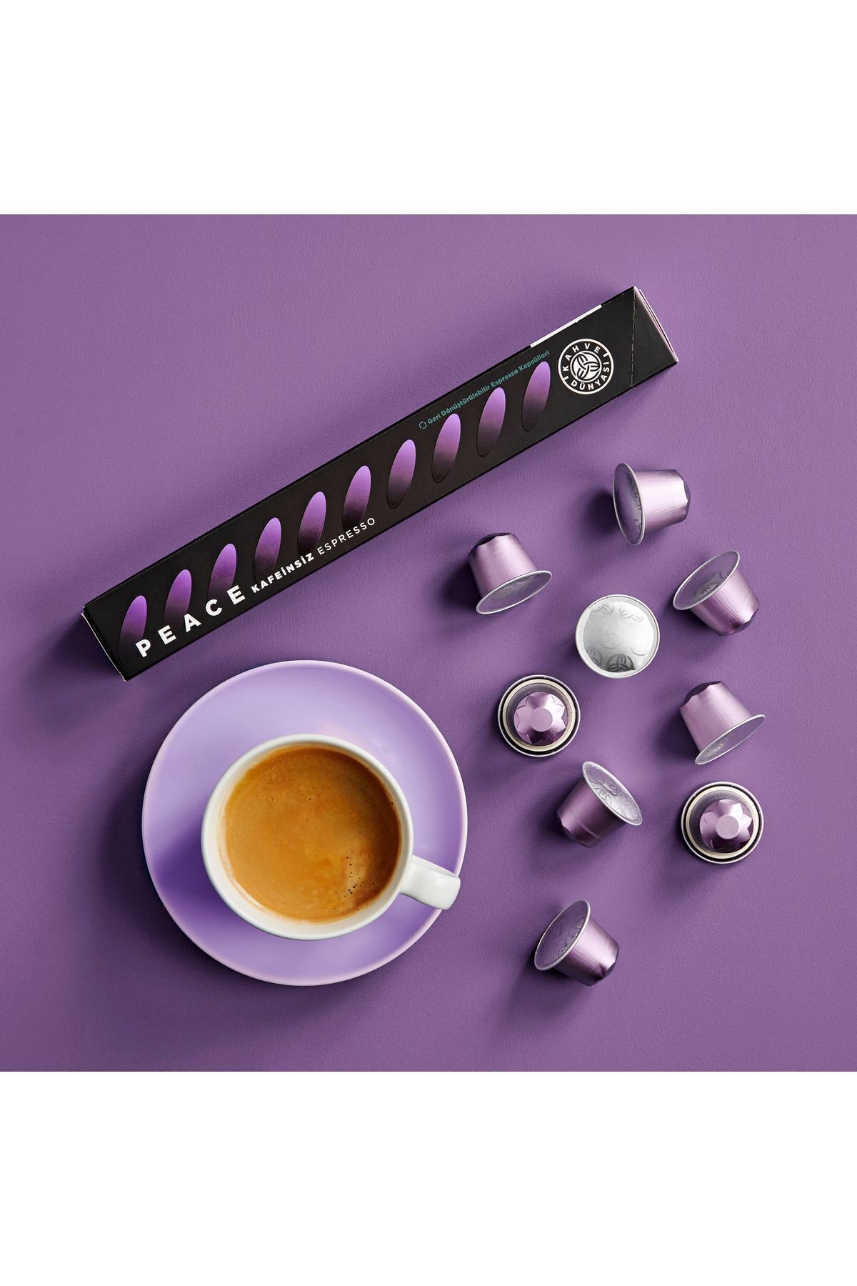 Kafeinsiz Kapsül Kahve 10'lu Kutu Nespresso Ile Uyumlu