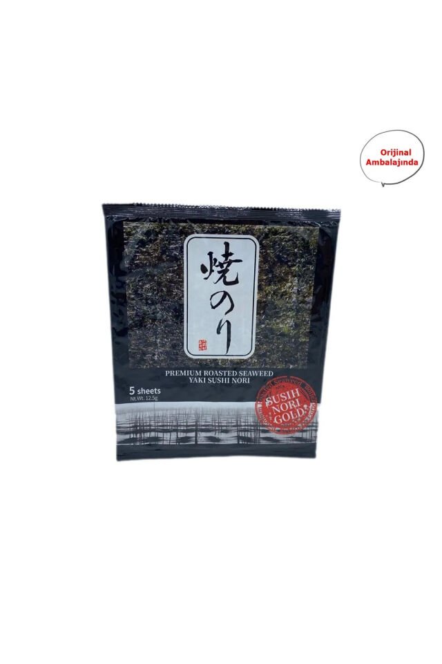 Yaki Nori Sushi Deniz Yosunu 50 Yaprak ( 5li Paket X 10 Adet) SKT:04.2026