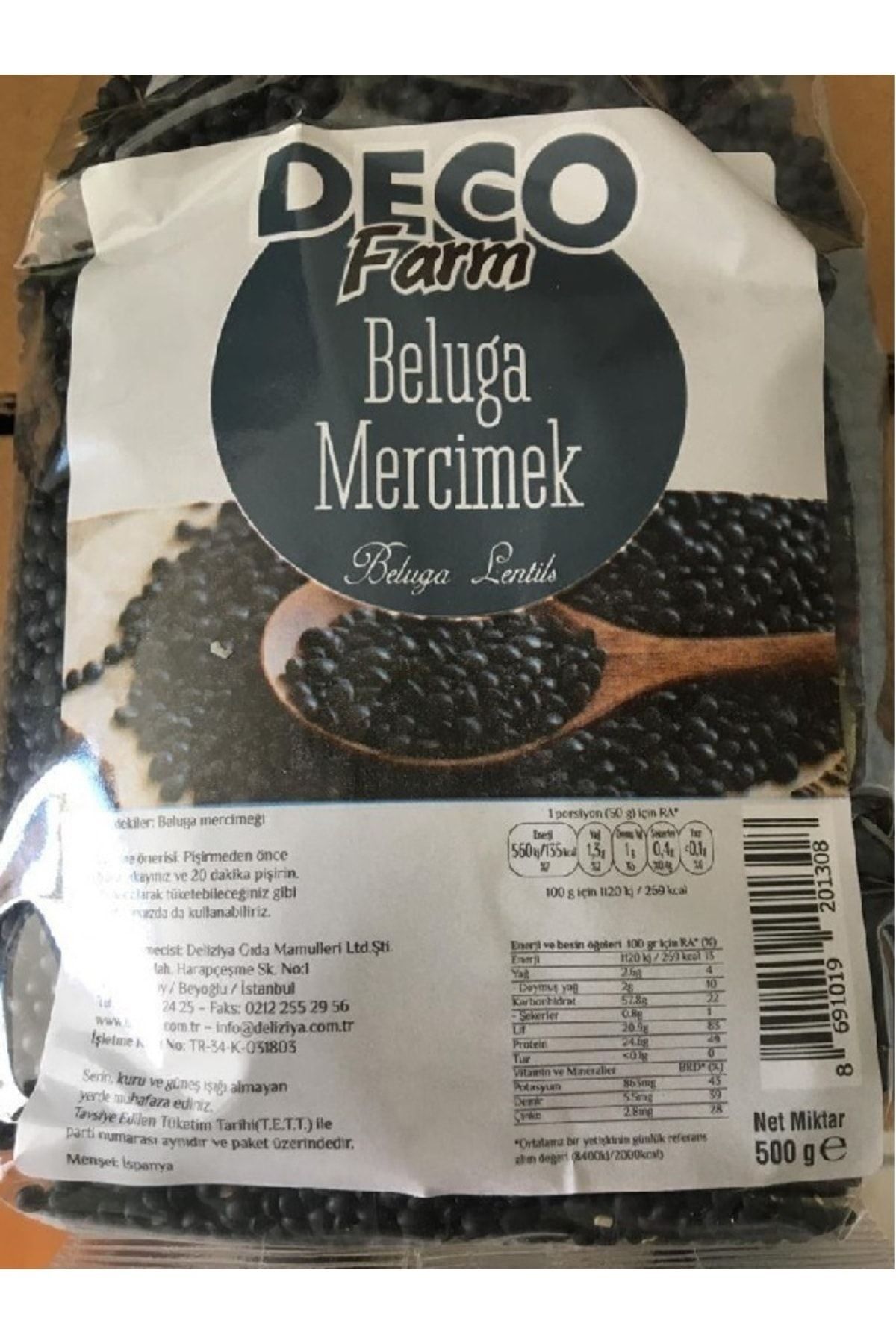 Farm Beluga Mercimek 500g