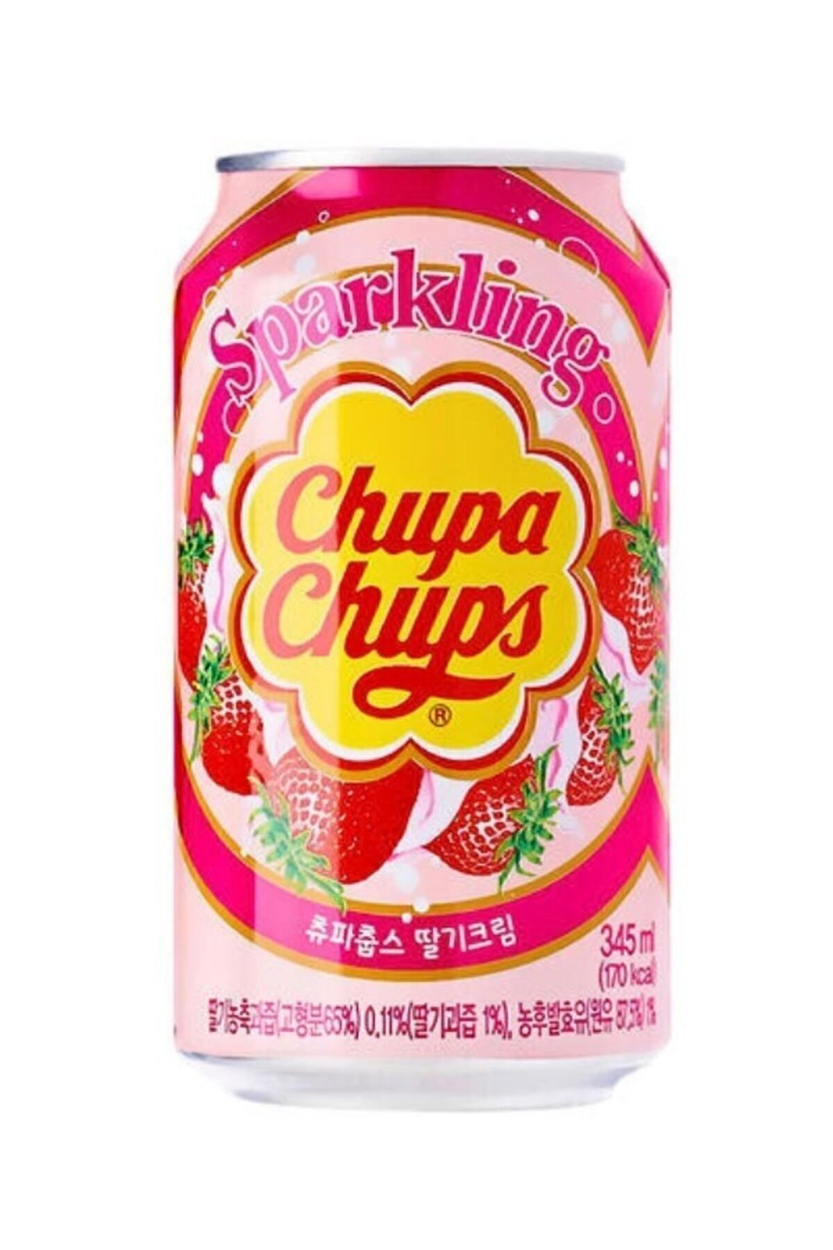 Strawberry & Cream Çilek Aromalı Gazlı İçecek 345 ML