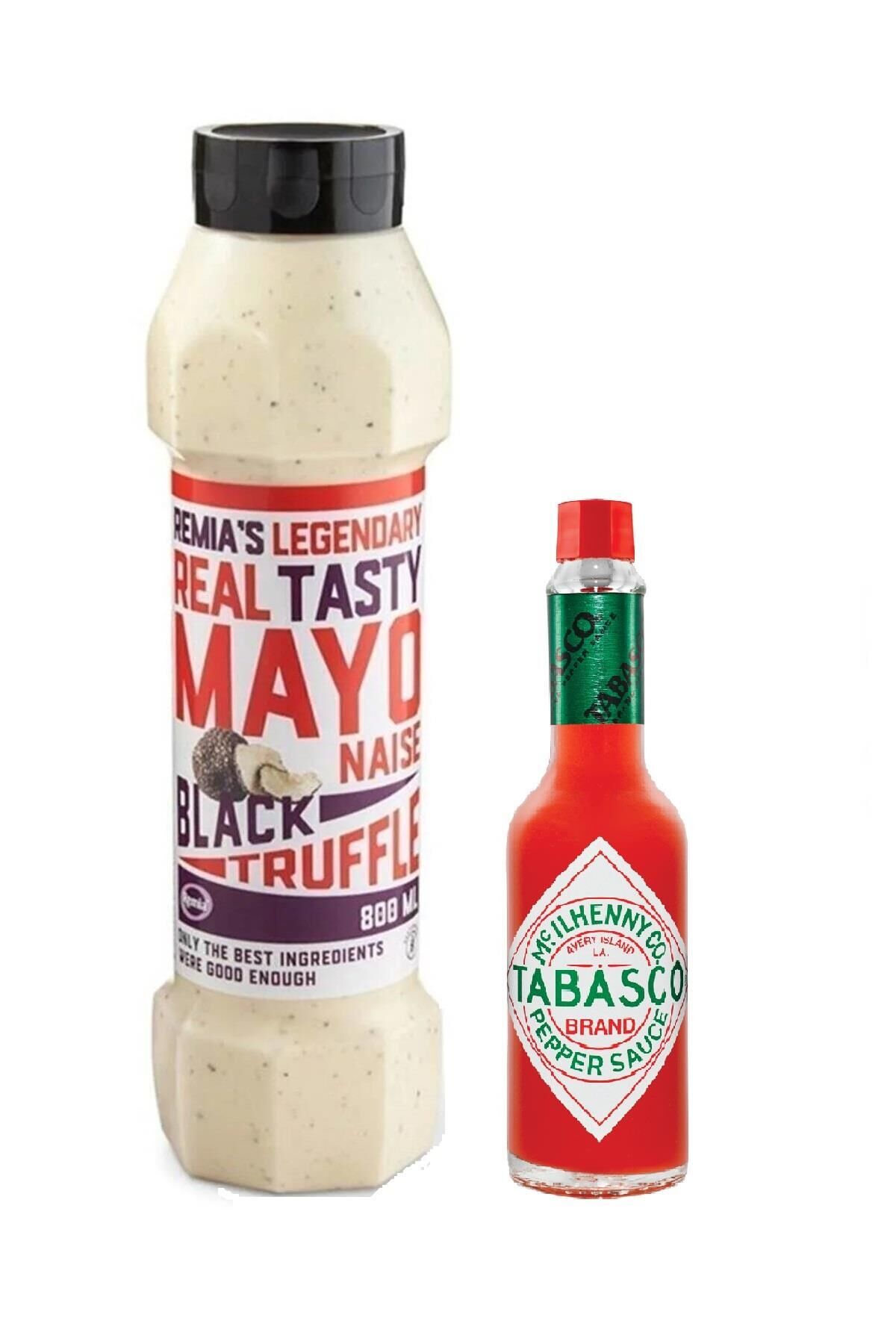 Trüflü Mayonez 800ml + Tabasco Acı Sos 60ml