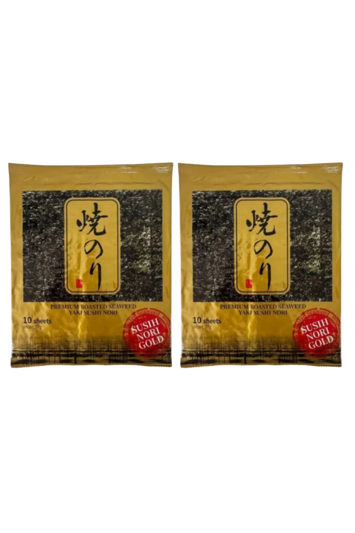 Sushi Yosunu Yaki Sushi Nori Gold Premium 10 Yaprak 2'li