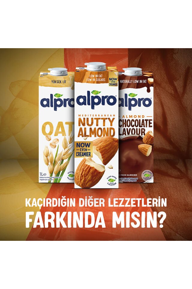 Barista Badem Sütü 2x1 L Vegan Laktozsuz Bitkisel Bazlı