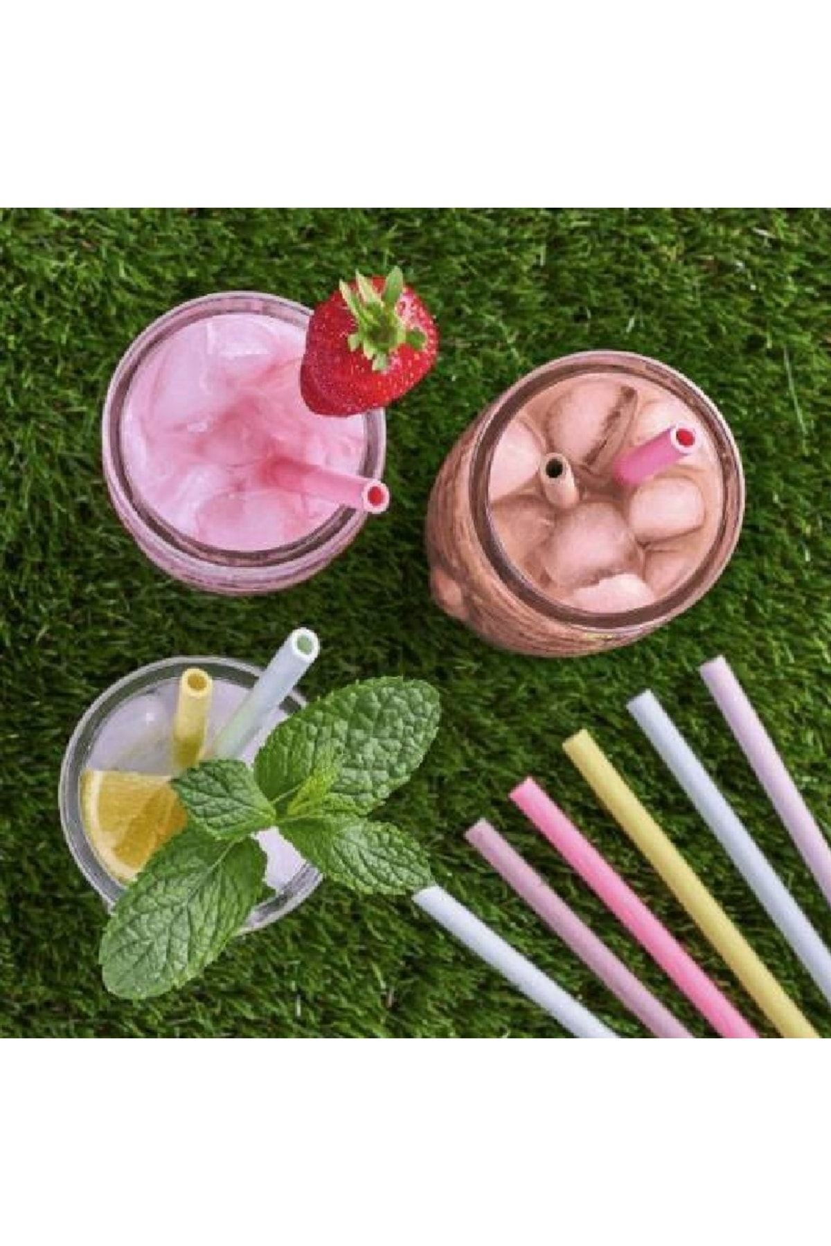 Elma Aromalı Yenilebilir Pipet - 10 Adet