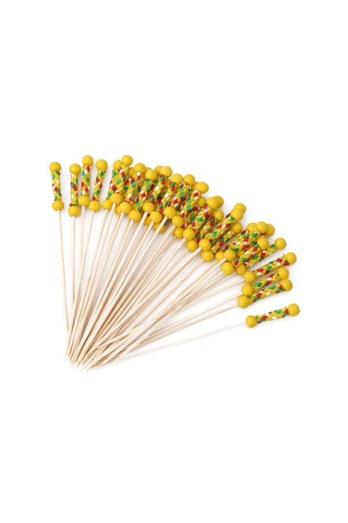 Bambu Sarı Örgülü Kürdan 100 Ad.