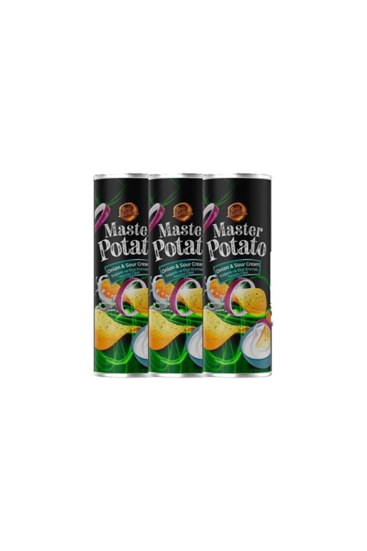 Potato Soğanlı & Ekşi Kremalı Cips 160 Gr-3 Adet