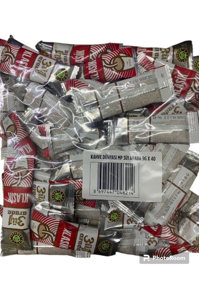 2 Si 1 Arada Klasik Hazır Kahve 5 Gr 40'lı Paket (küçük Boy)