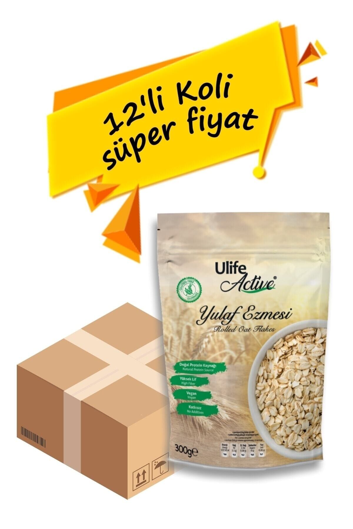Glutensiz Yulaf Ezmesi - 12 Adet