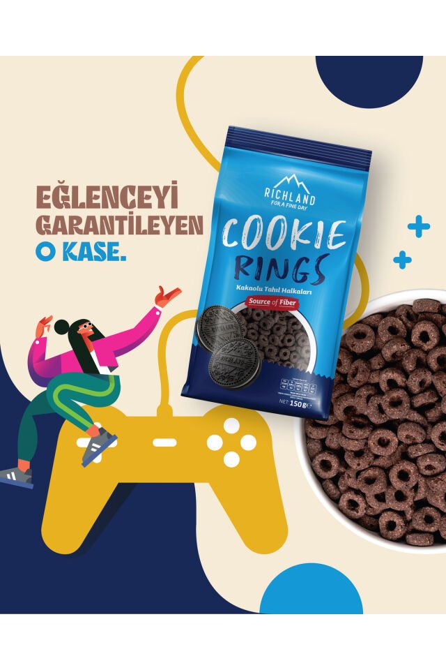 Cookie Rings Tahıl Halkaları 150 g (2’li Set)