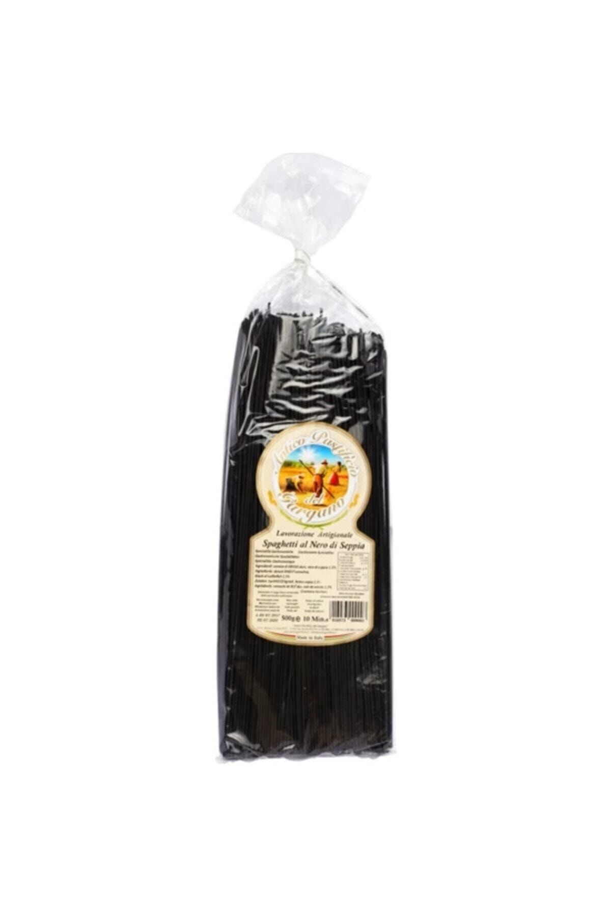 Siyah Mürekkep Balıklı Spagetti Makarna