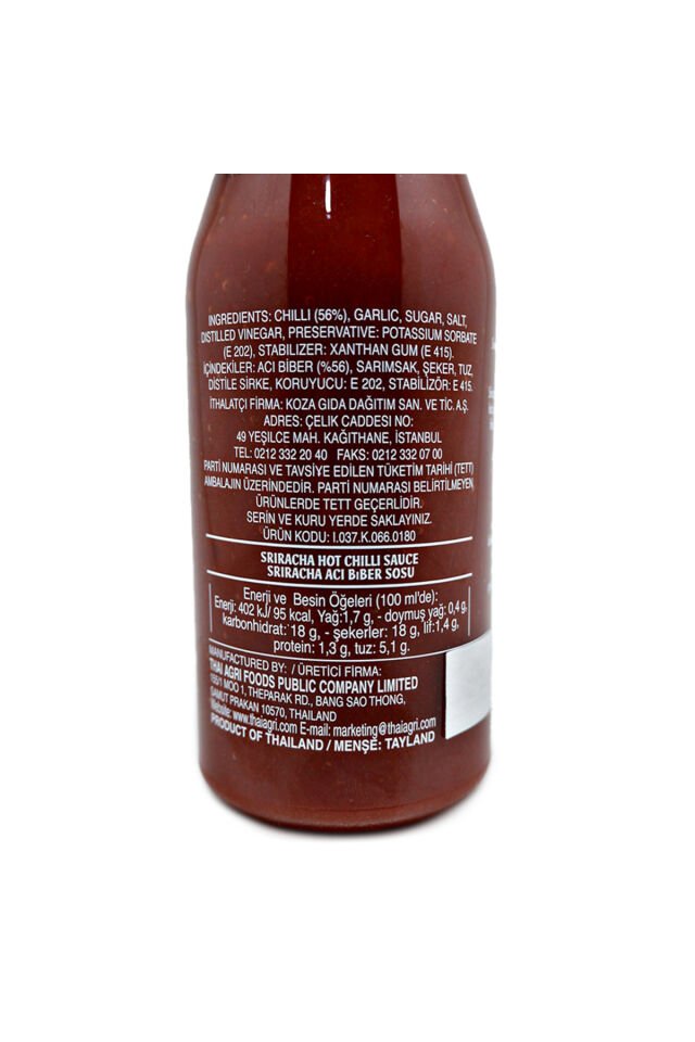 Sriracha Acı Biber Sosu 475 Gr