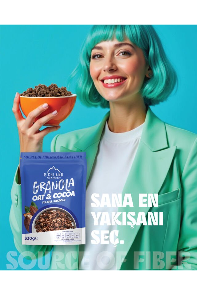 Granola Yulaflı ve Kakaolu 330 g