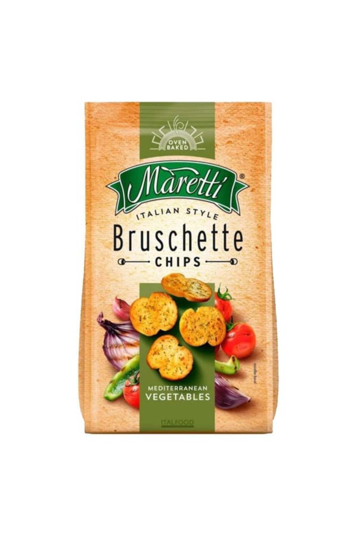 Bruschette Chips Akdeniz Sebzeli Kızarmış Ekmek 70 gr