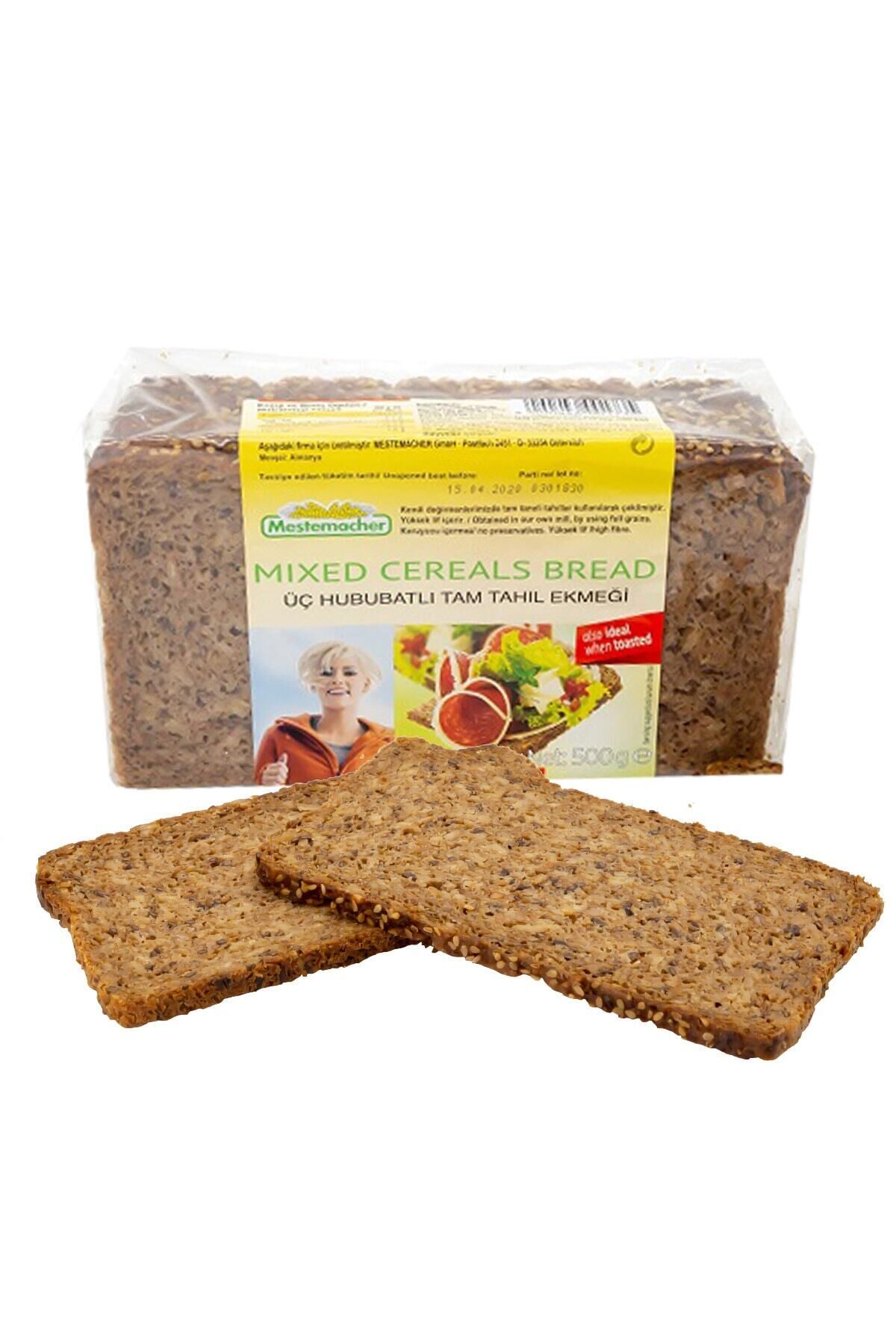 Mesmetacher Üç Hububatlı Tam Tahıl Ekmeği 500 gr